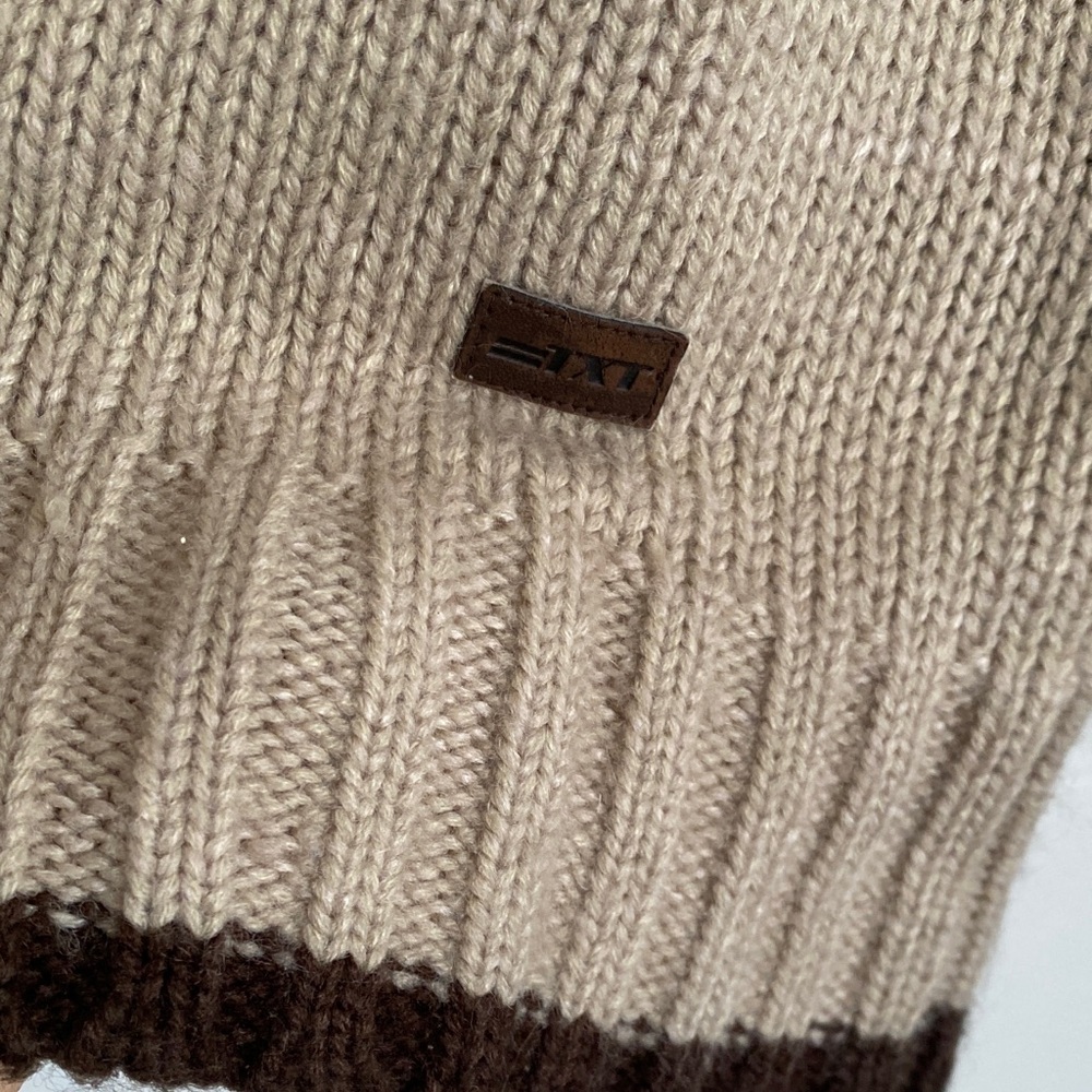 Vintage Grandpacore Sweater Y2K Half-Zip Geometric Knit Small - Picture 6 of 13